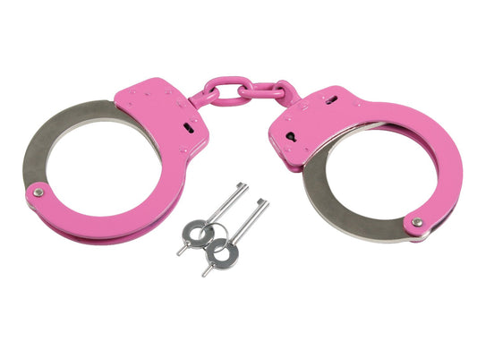 Pink Handcuffs With Belt Loop Pouch