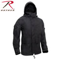 Rothco Hard Shell Waterproof Jacket - Black - Tactical Choice Plus