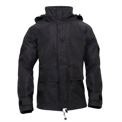 Hard Shell Waterproof Jacket - Black