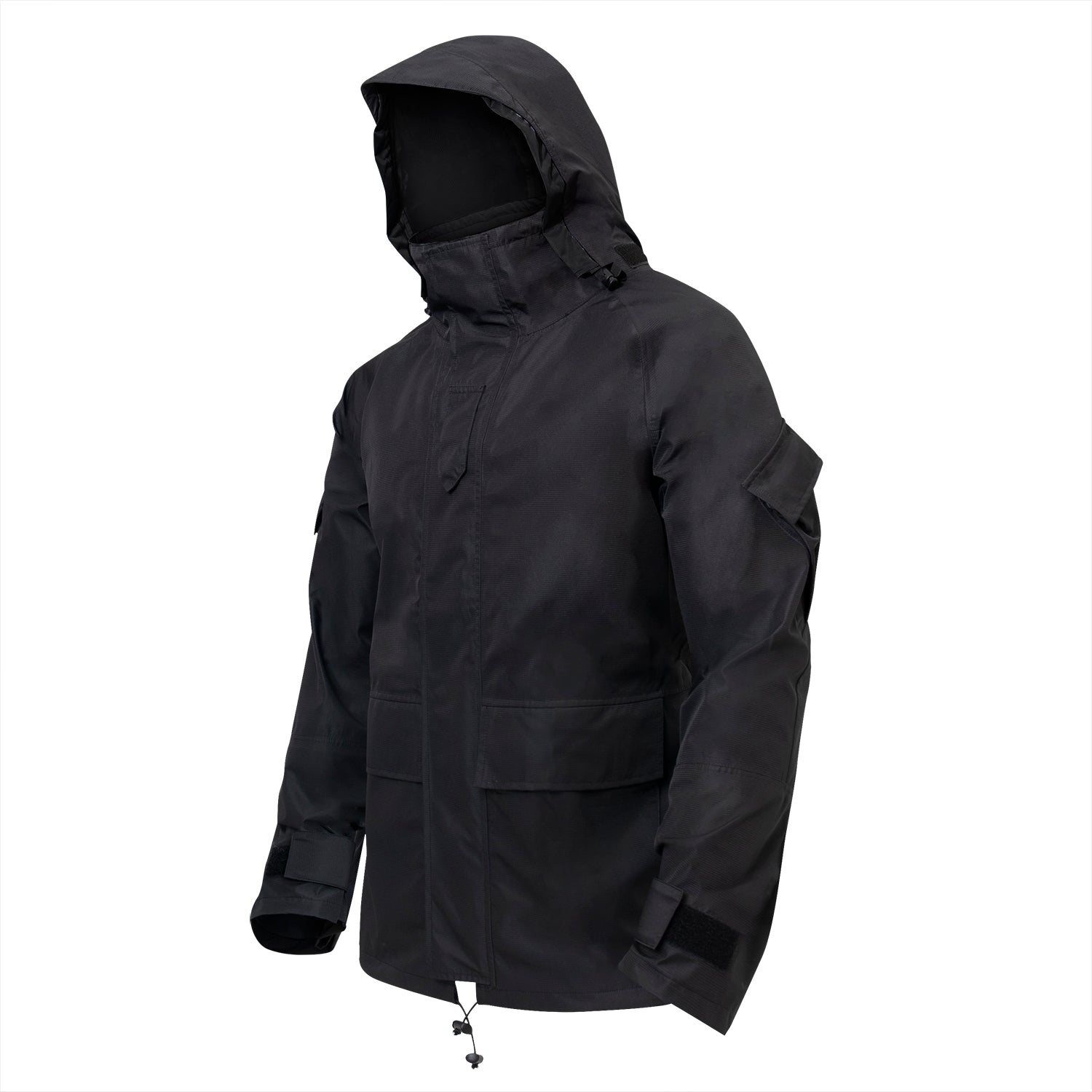 Rothco Hard Shell Waterproof Jacket - Black - Tactical Choice Plus