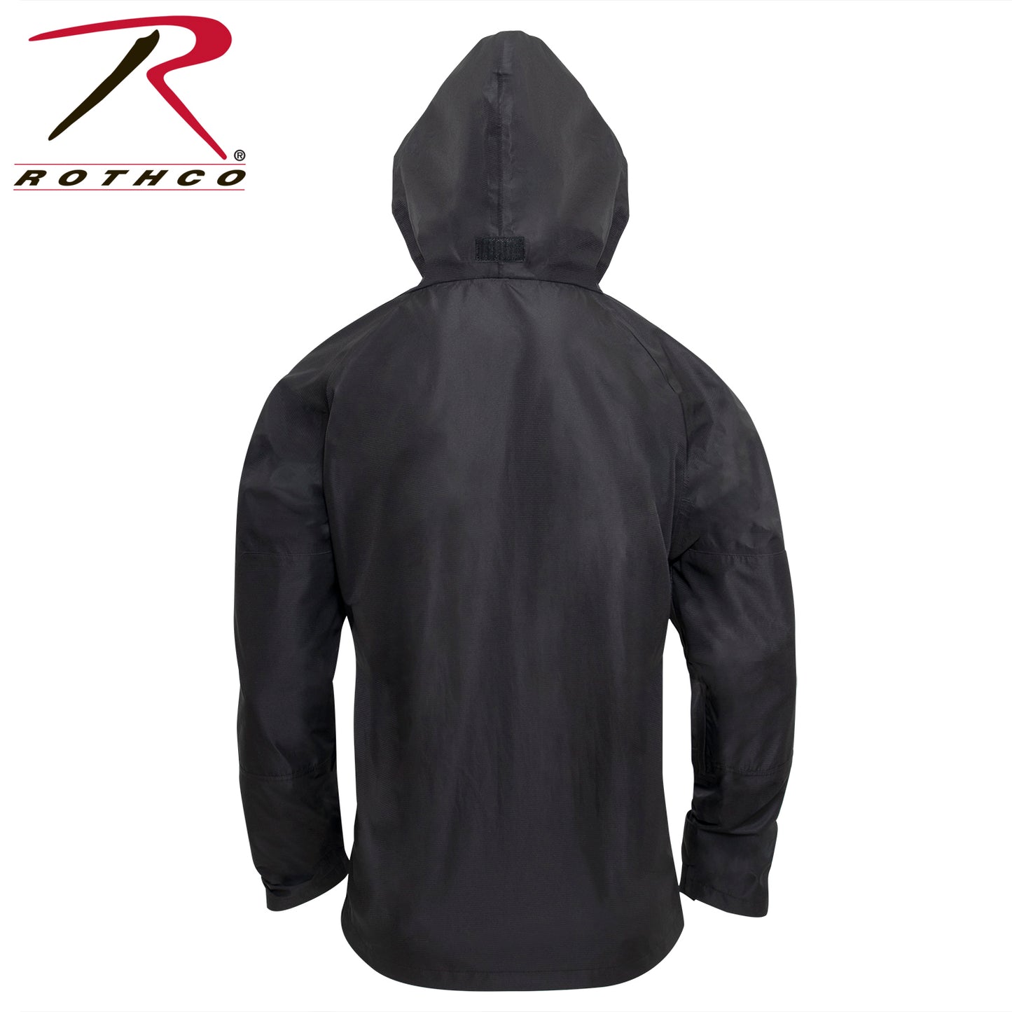Hard Shell Waterproof Jacket - Black
