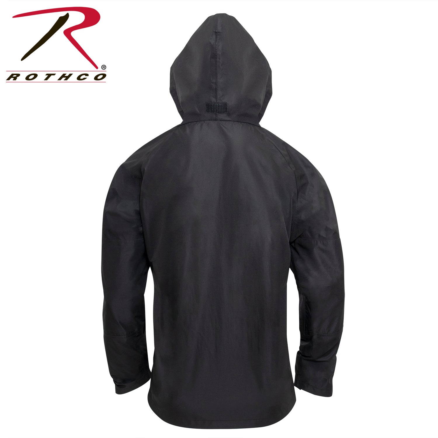 Rothco Hard Shell Waterproof Jacket - Black - Tactical Choice Plus