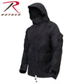 Rothco Hard Shell Waterproof Jacket - Black - Tactical Choice Plus