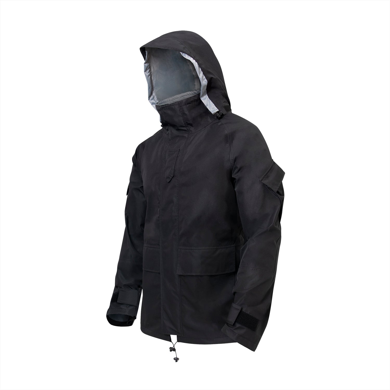 Rothco Hard Shell Waterproof Jacket - Black - Tactical Choice Plus