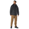 Rothco Hard Shell Waterproof Jacket - Black - Tactical Choice Plus