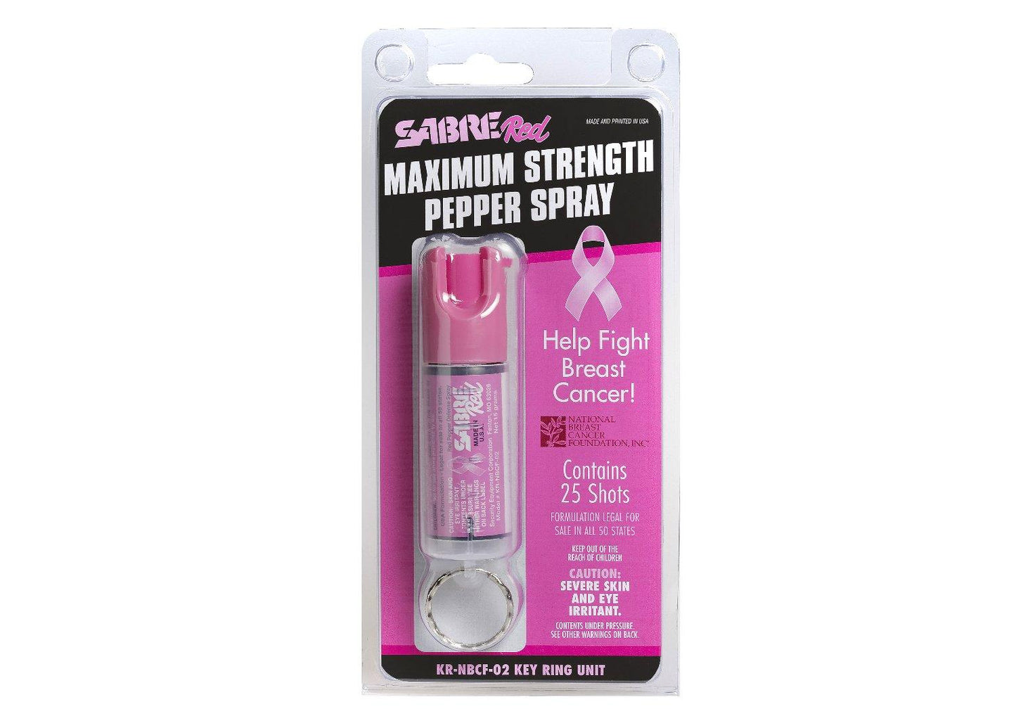 Pink Sabre Pepper Spray USA Formula(kr-nbcf-02)