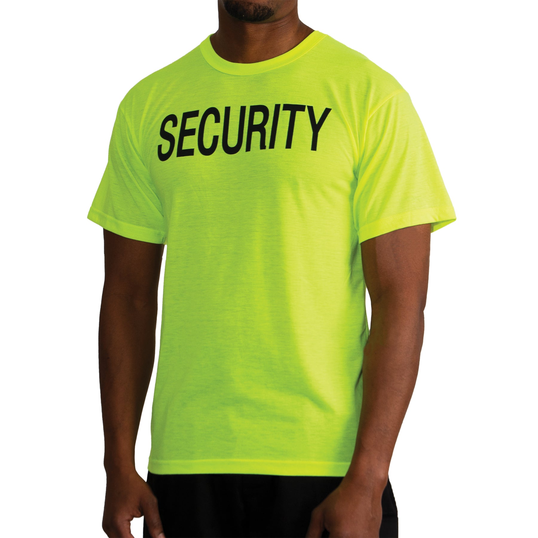 Rothco 2-Sided Security T-Shirt - Safety Green - Tactical Choice Plus
