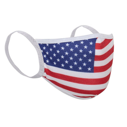US Flag Reusable 3 Layer Facemask - Tactical Choice Plus