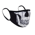 Rothco Half Skull Reusable 3-Layer Polyester Face Mask - Tactical Choice Plus