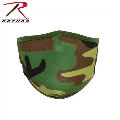 Rothco Camo 3-Layer Polyester Face Mask - Tactical Choice Plus