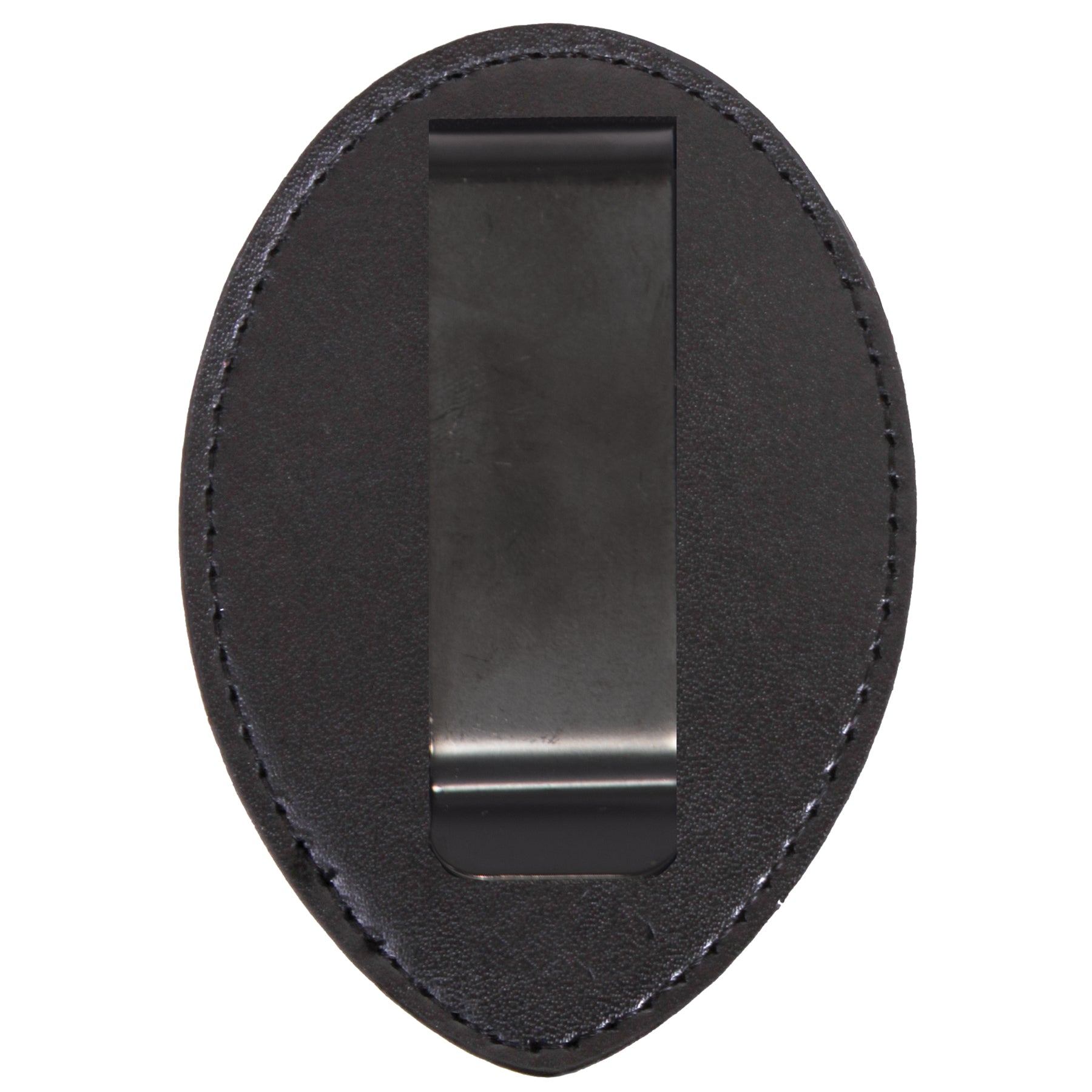 Leather Clip-On Badge Holder - Tactical Choice Plus