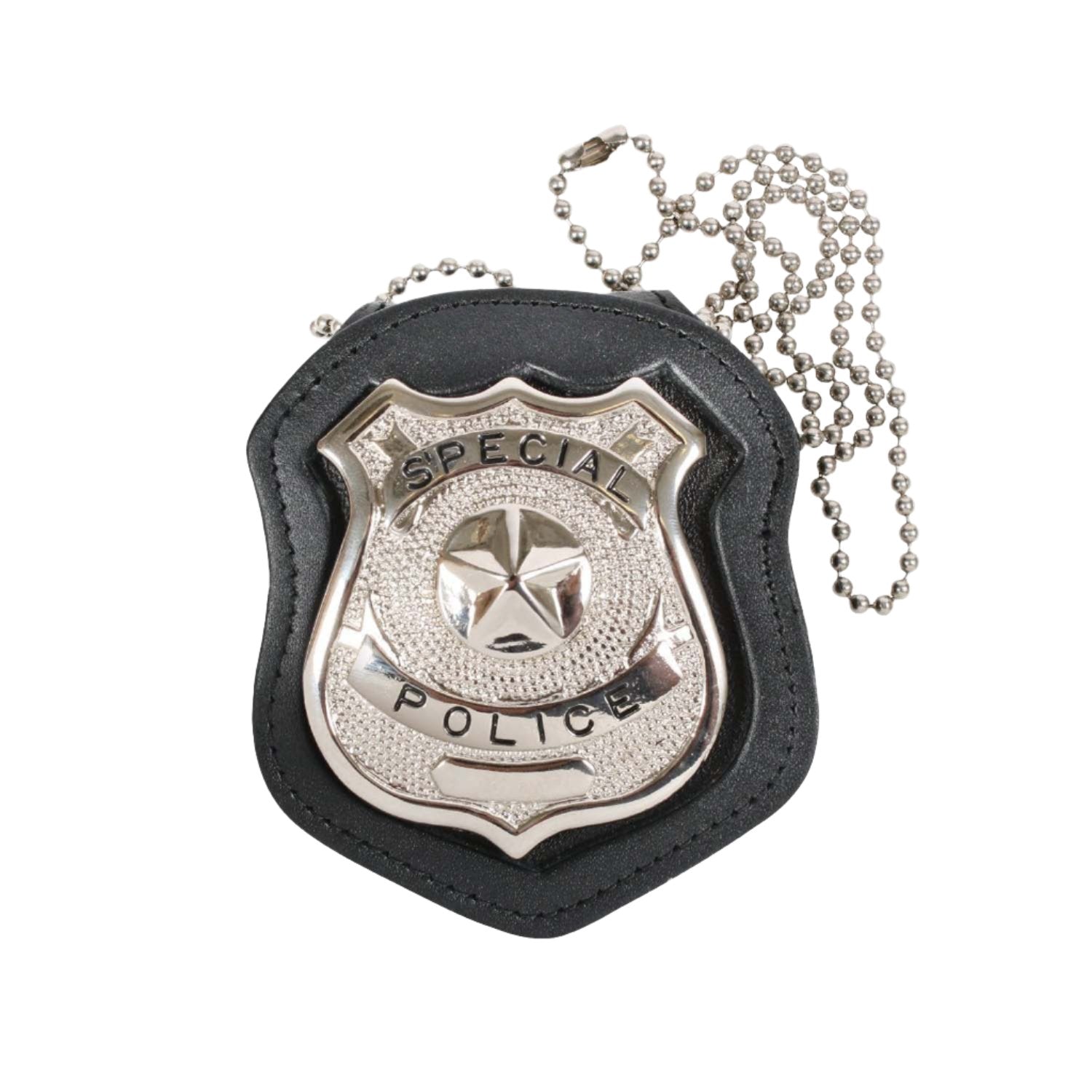 NYPD Style Leather Badge Holder With Clip - Tactical Choice Plus