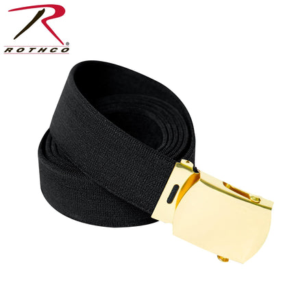 Rothco Elastic Stretch Web Belt - 54 Inches Long | Black - Tactical Choice Plus