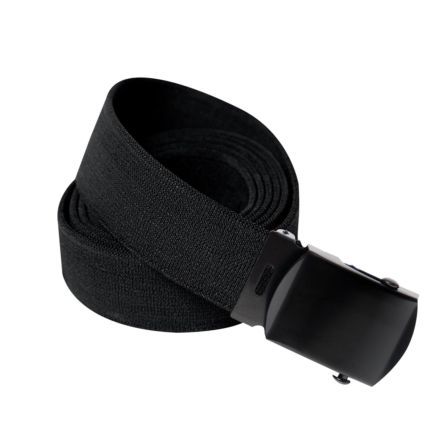 Rothco Elastic Stretch Web Belt - 54 Inches Long | Black - Tactical Choice Plus