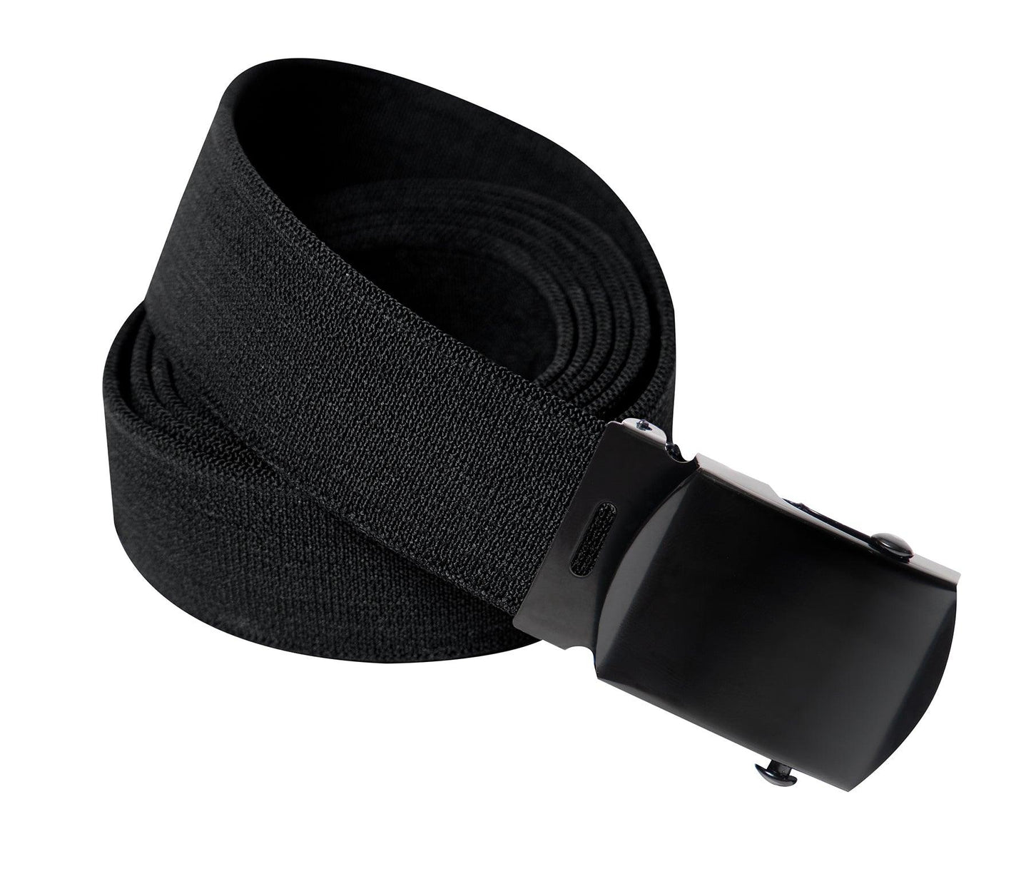 Rothco Elastic Stretch Web Belt - 54 Inches Long | Black - Tactical Choice Plus