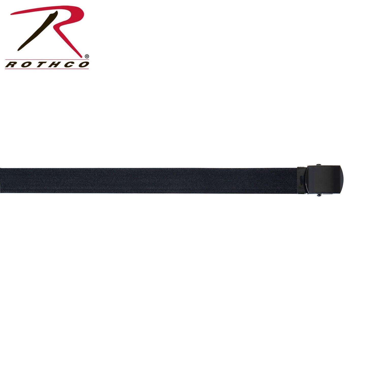 Rothco Elastic Stretch Web Belt - 54 Inches Long | Black - Tactical Choice Plus