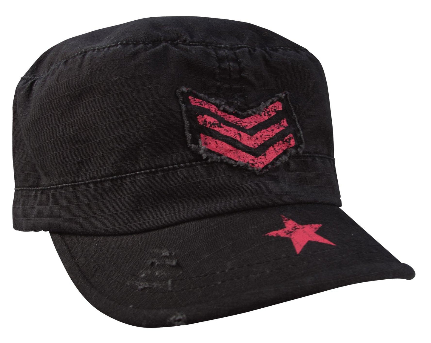 Rothco Women's Vintage Stripes & Stars Adjustable Fatigue Cap - Tactical Choice Plus