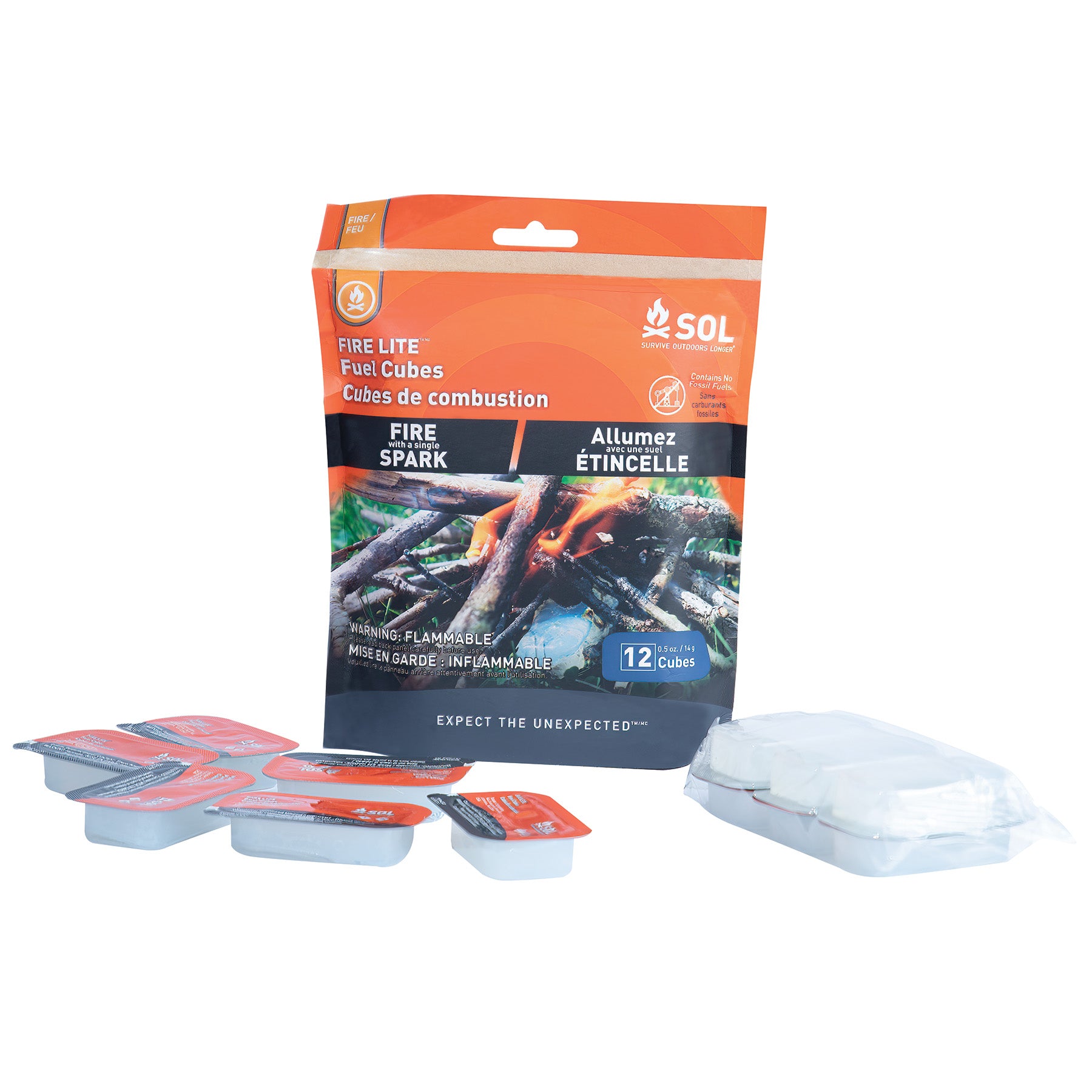 Sol Fire Lite Fuel Cubes - 12 Pieces - Tactical Choice Plus