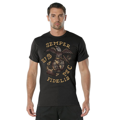 USMC Semper Fidelis T-Shirt - Tactical Choice Plus