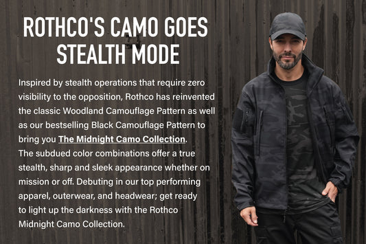 Rothco Midnight Camo Low Profile Caps - Tactical Choice Plus