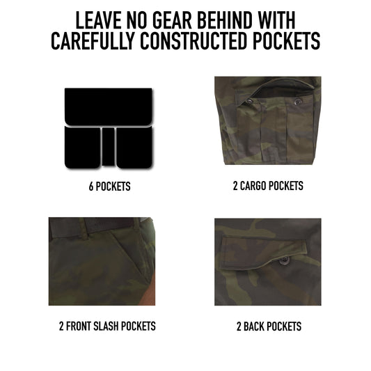 Midnight Camo BDU Shorts - Tactical Choice Plus