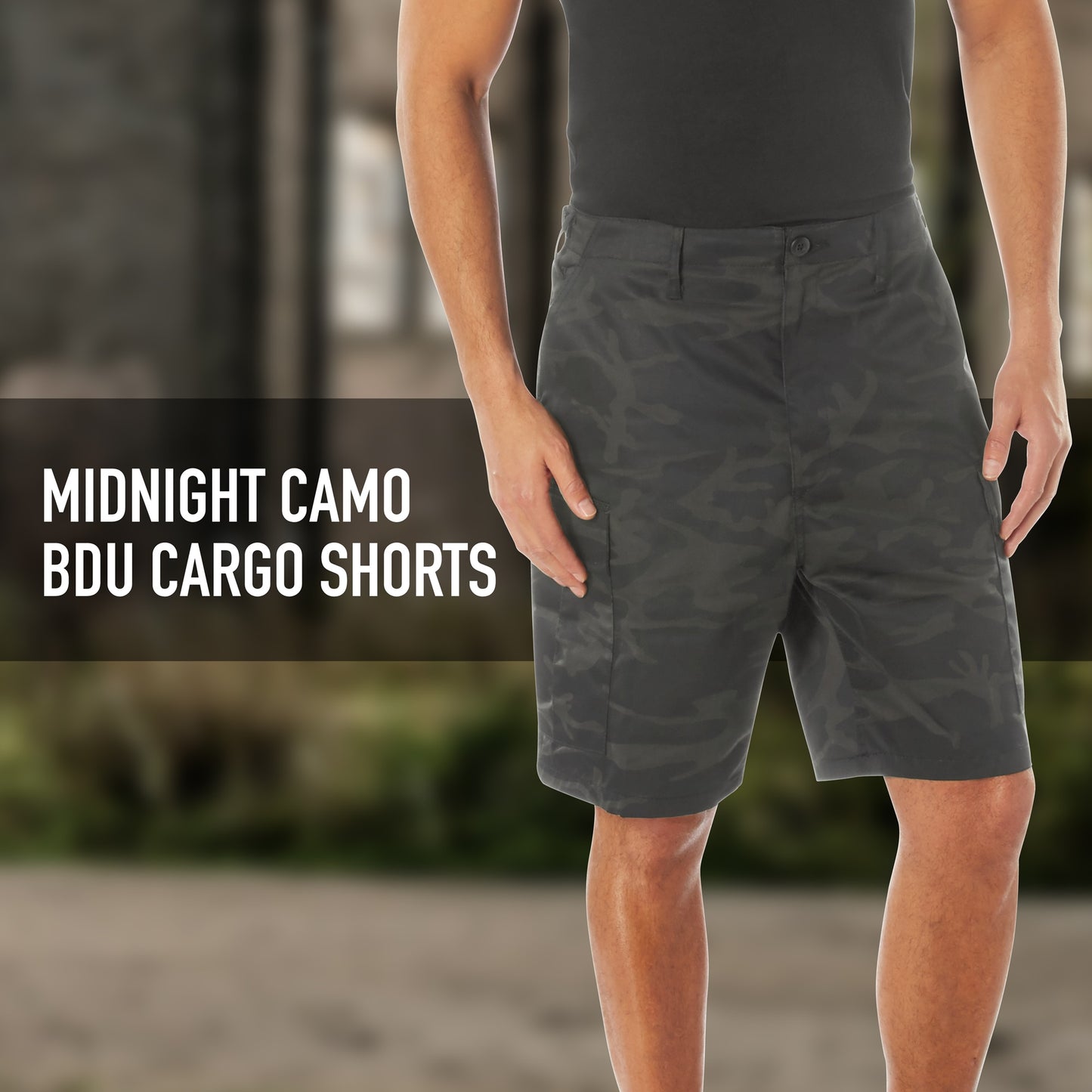 Midnight Camo BDU Shorts