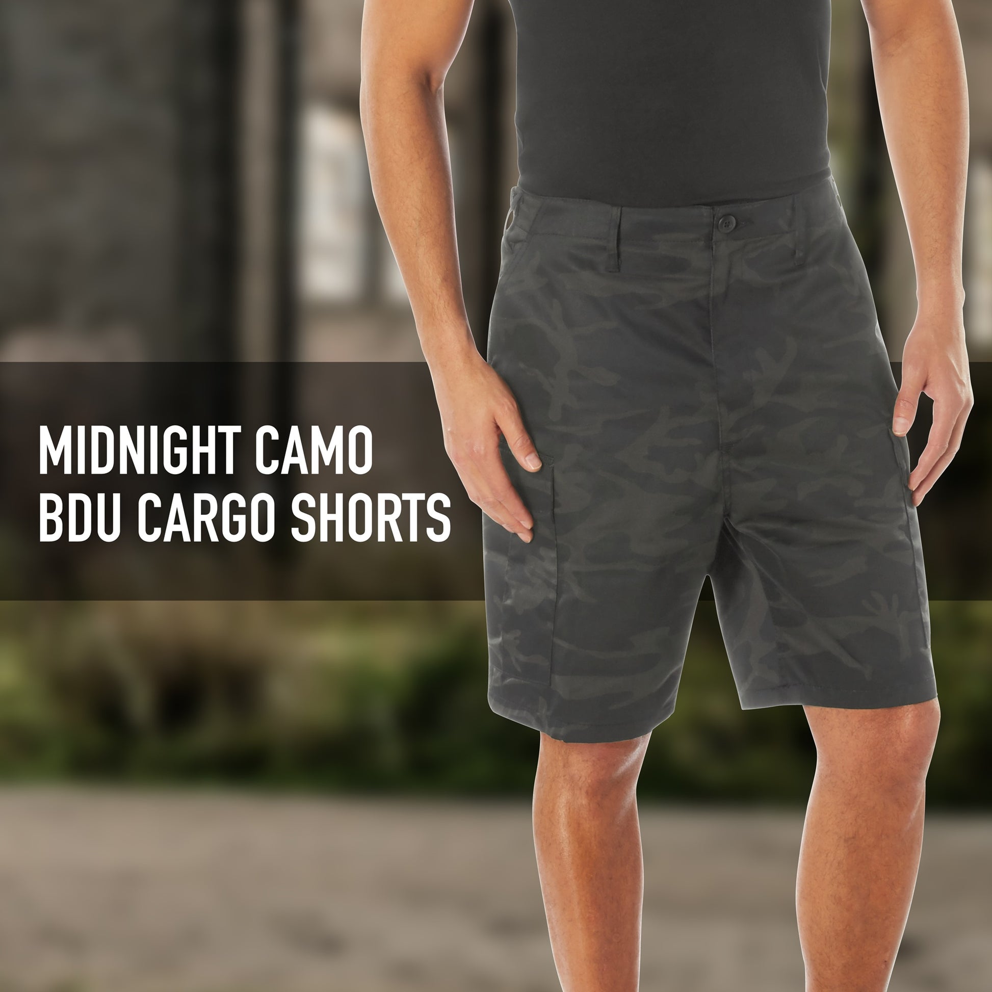 Midnight Camo BDU Shorts - Tactical Choice Plus