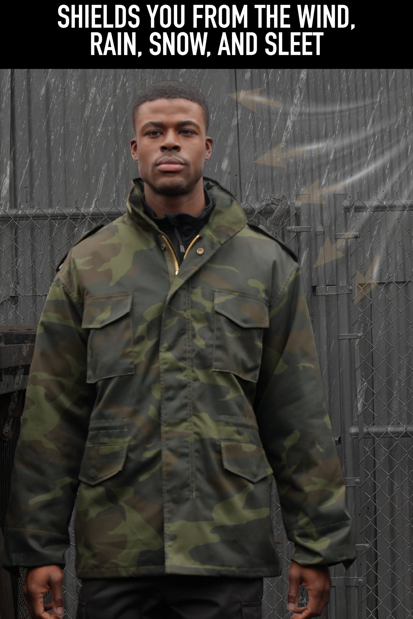 Camo M-65 Field Jacket
