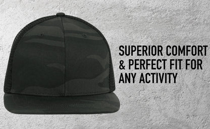 Rothco Midnight Camo Trucker Cap - Tactical Choice Plus