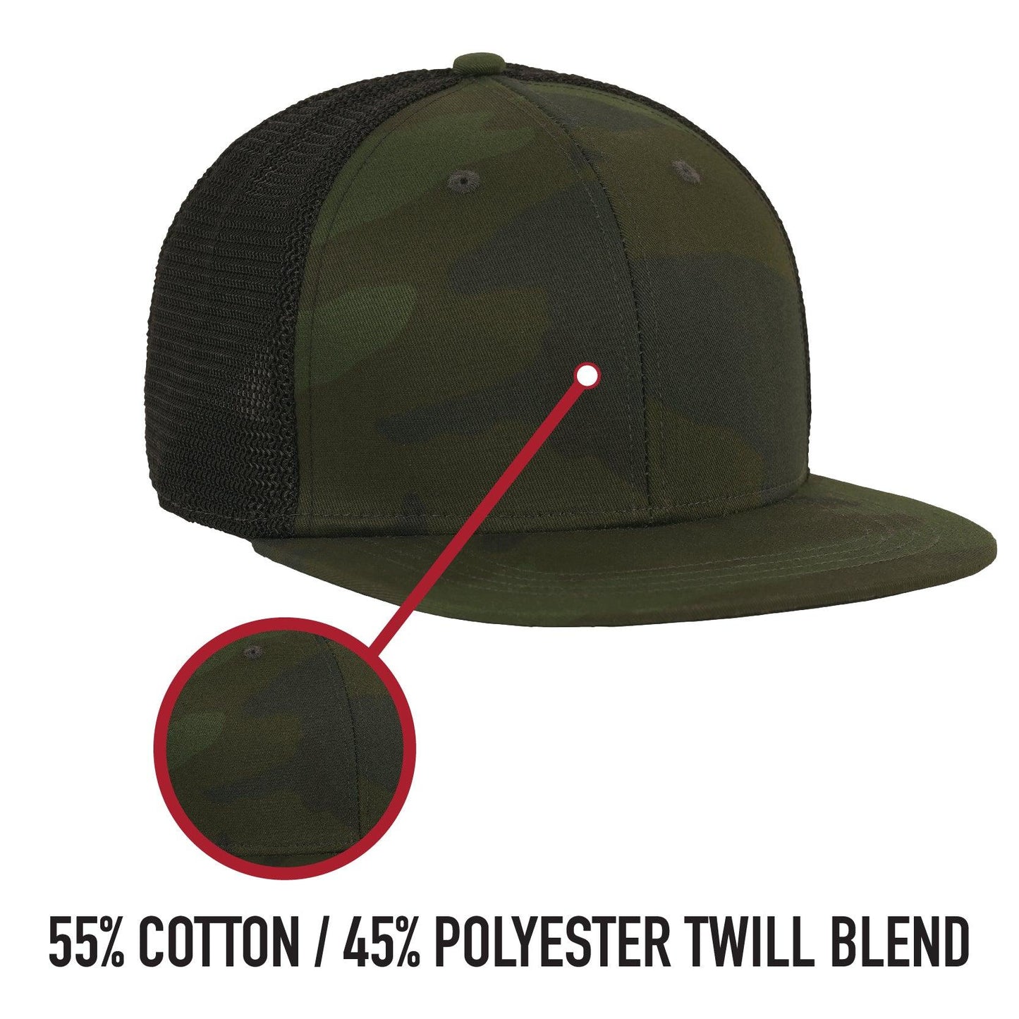 Rothco Midnight Camo Trucker Cap - Tactical Choice Plus