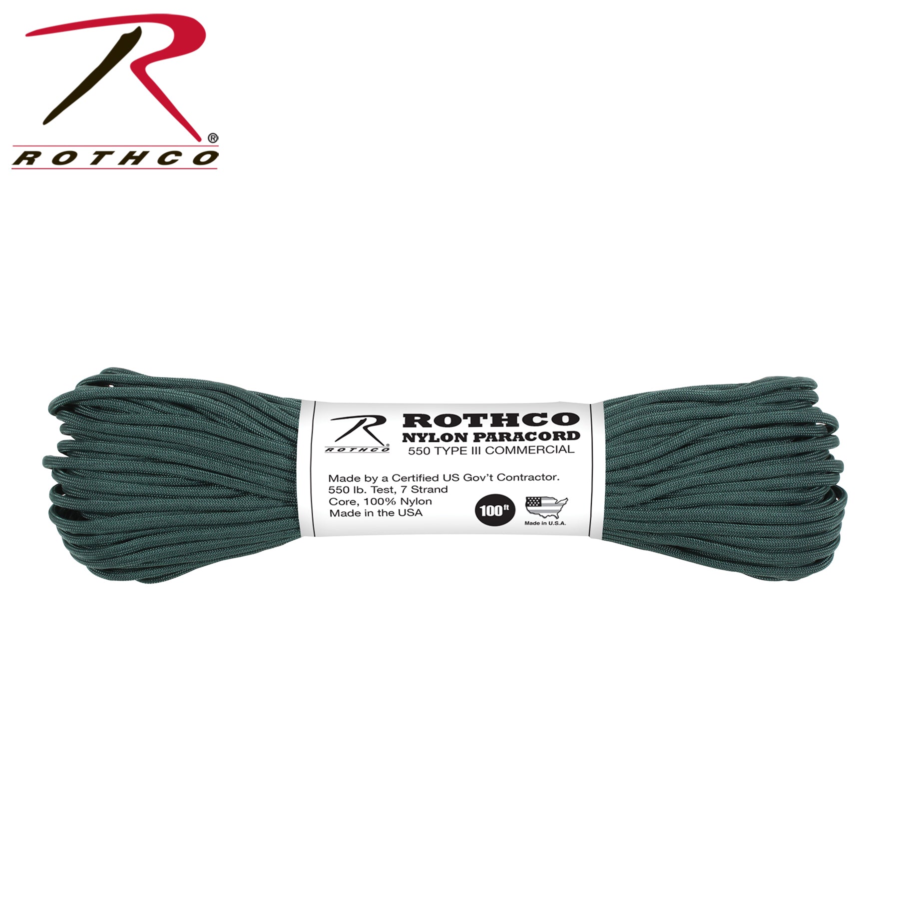 Rothco Nylon Paracord Type III 550 LB - Tactical Choice Plus