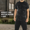 Midnight Camo Moisture Wicking T-Shirt - Tactical Choice Plus