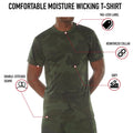 Midnight Camo Moisture Wicking T-Shirt - Tactical Choice Plus