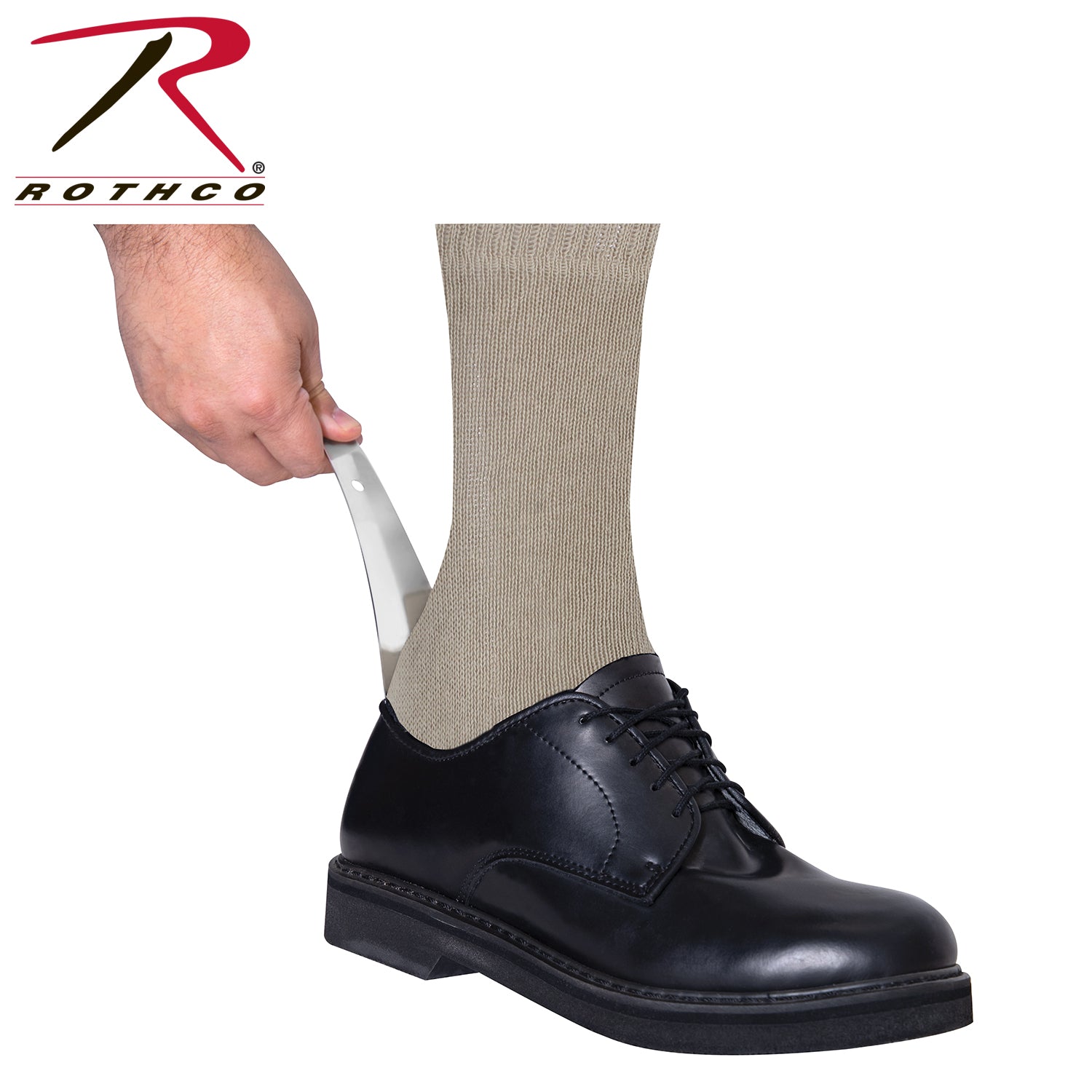 Rothco 6 Inch Stainless Steel Shoe Horn - Tactical Choice Plus