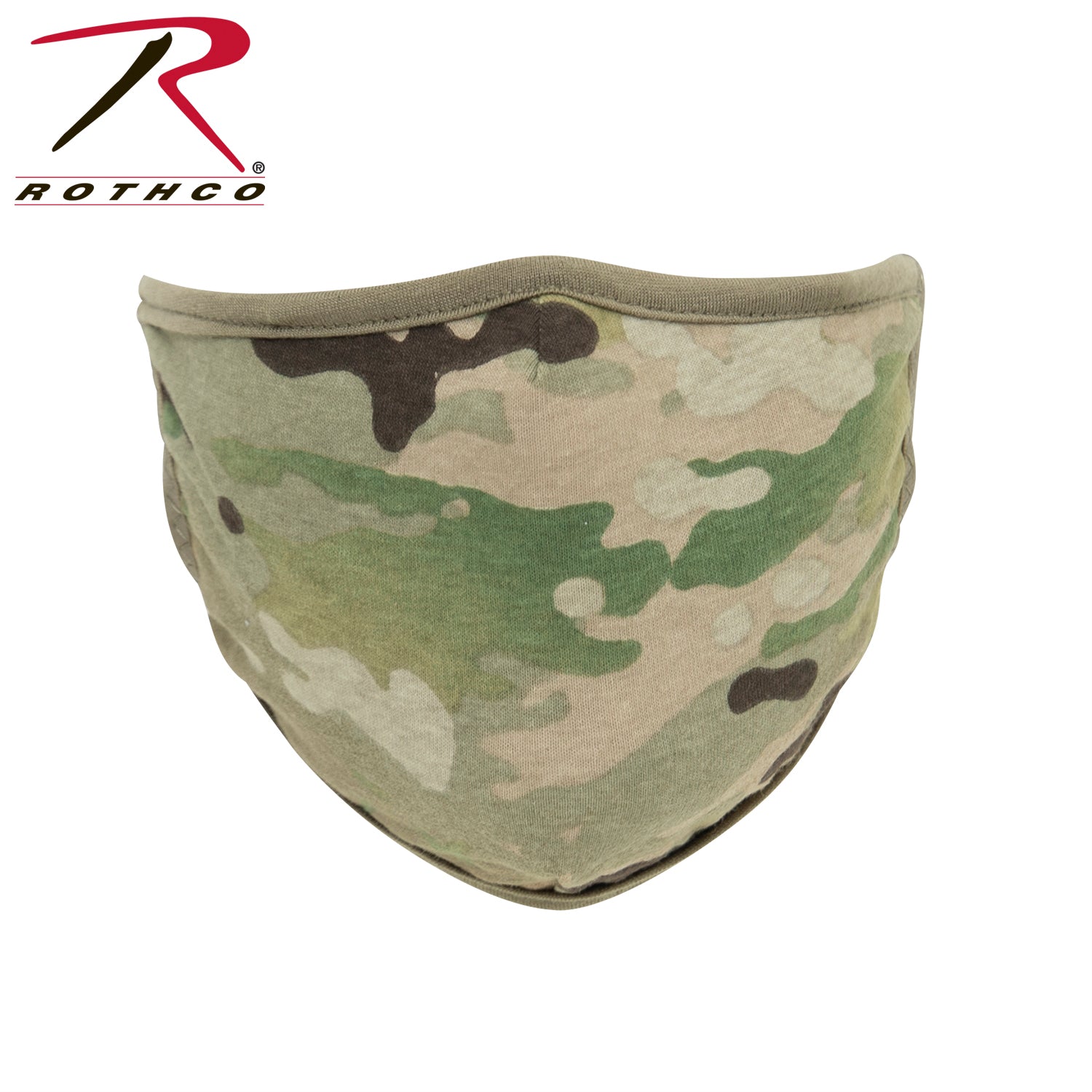 Rothco MultiCam Reusable 3-Layer Face Mask - Reversible MultiCam / Coyote - Tactical Choice Plus