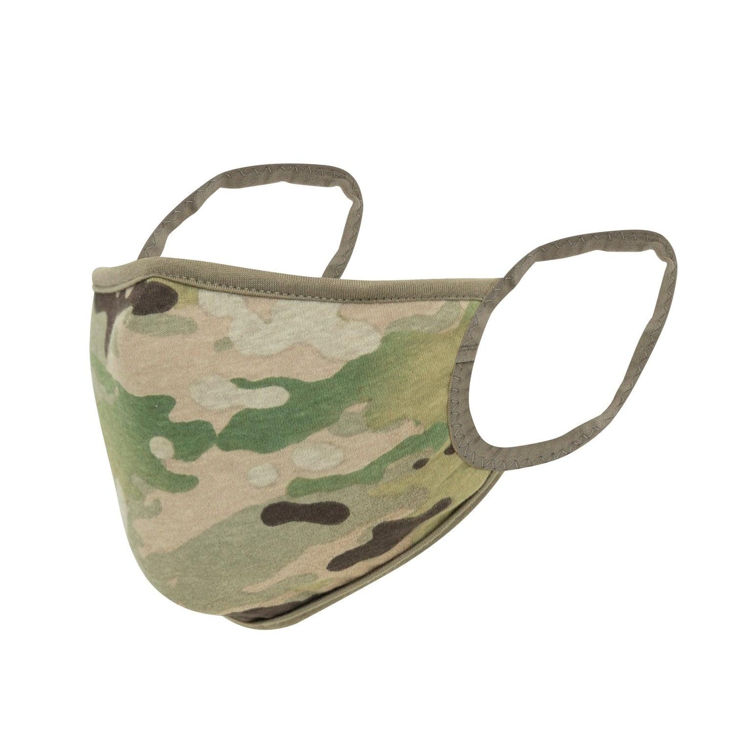 Rothco MultiCam Reusable 3-Layer Face Mask - Reversible MultiCam / Coyote - Tactical Choice Plus