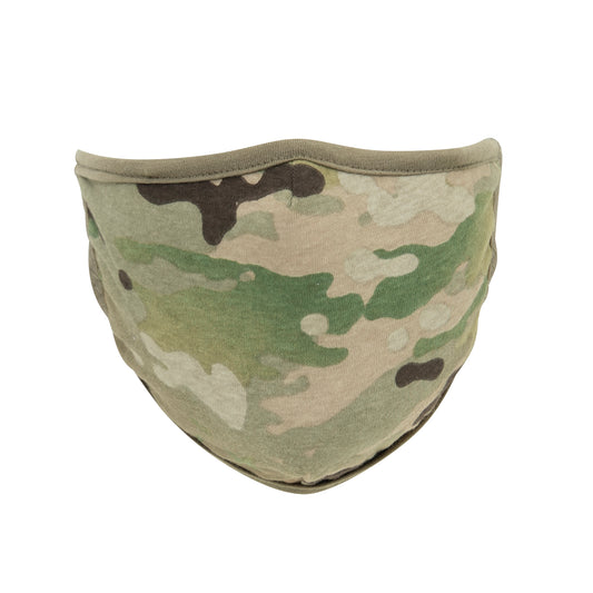 Rothco MultiCam Reusable 3-Layer Face Mask - Reversible MultiCam / Coyote - Tactical Choice Plus