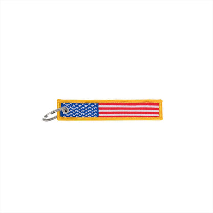 US Flag Patch Keychain - Tactical Choice Plus
