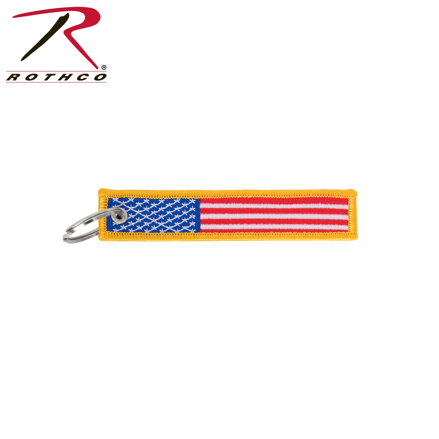 Rothco US Flag Patch Keychain - Tactical Choice Plus