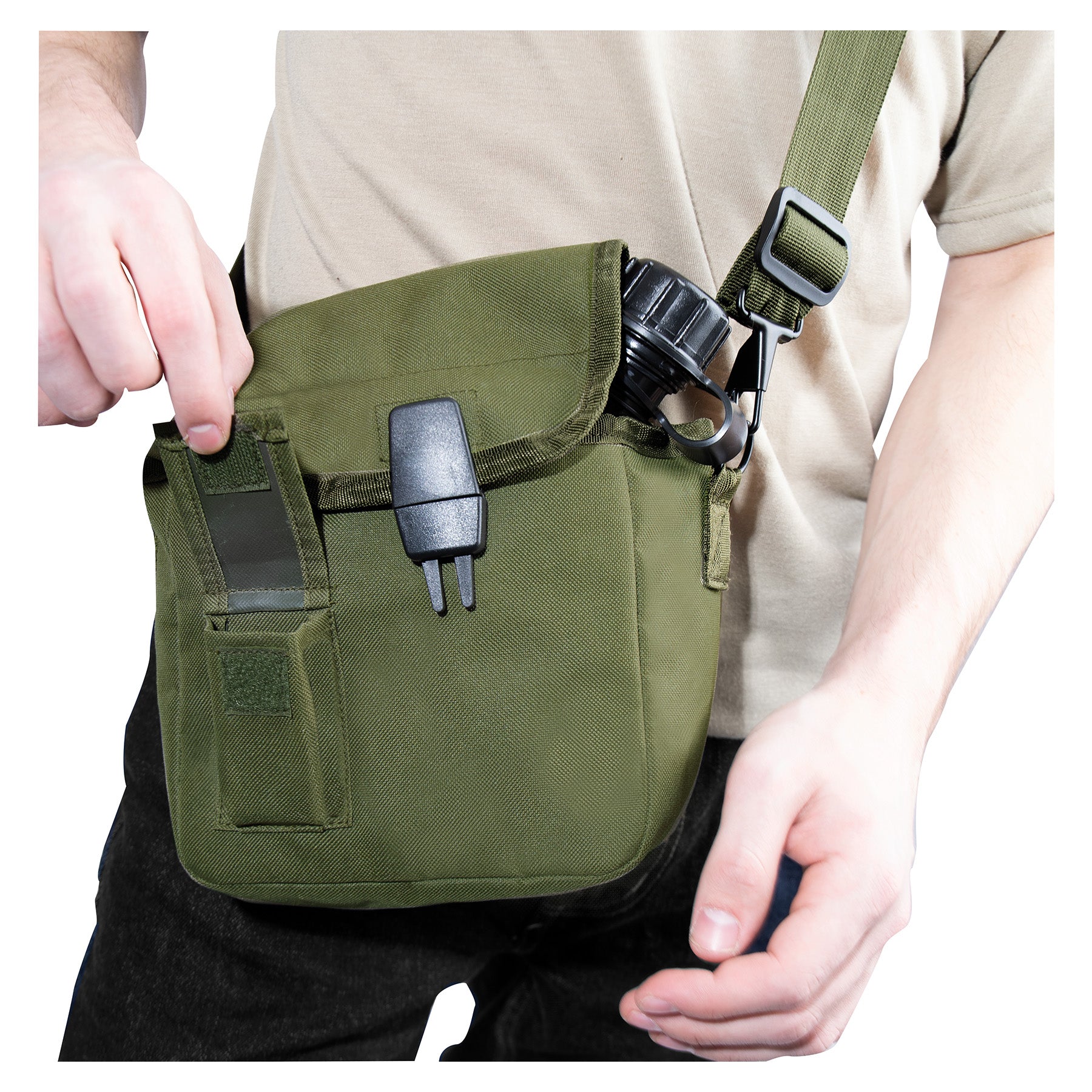 MOLLE 2 QT. Bladder Canteen Cover - Tactical Choice Plus