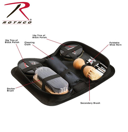 Rothco Compact Shoe Care Kit - Tactical Choice Plus