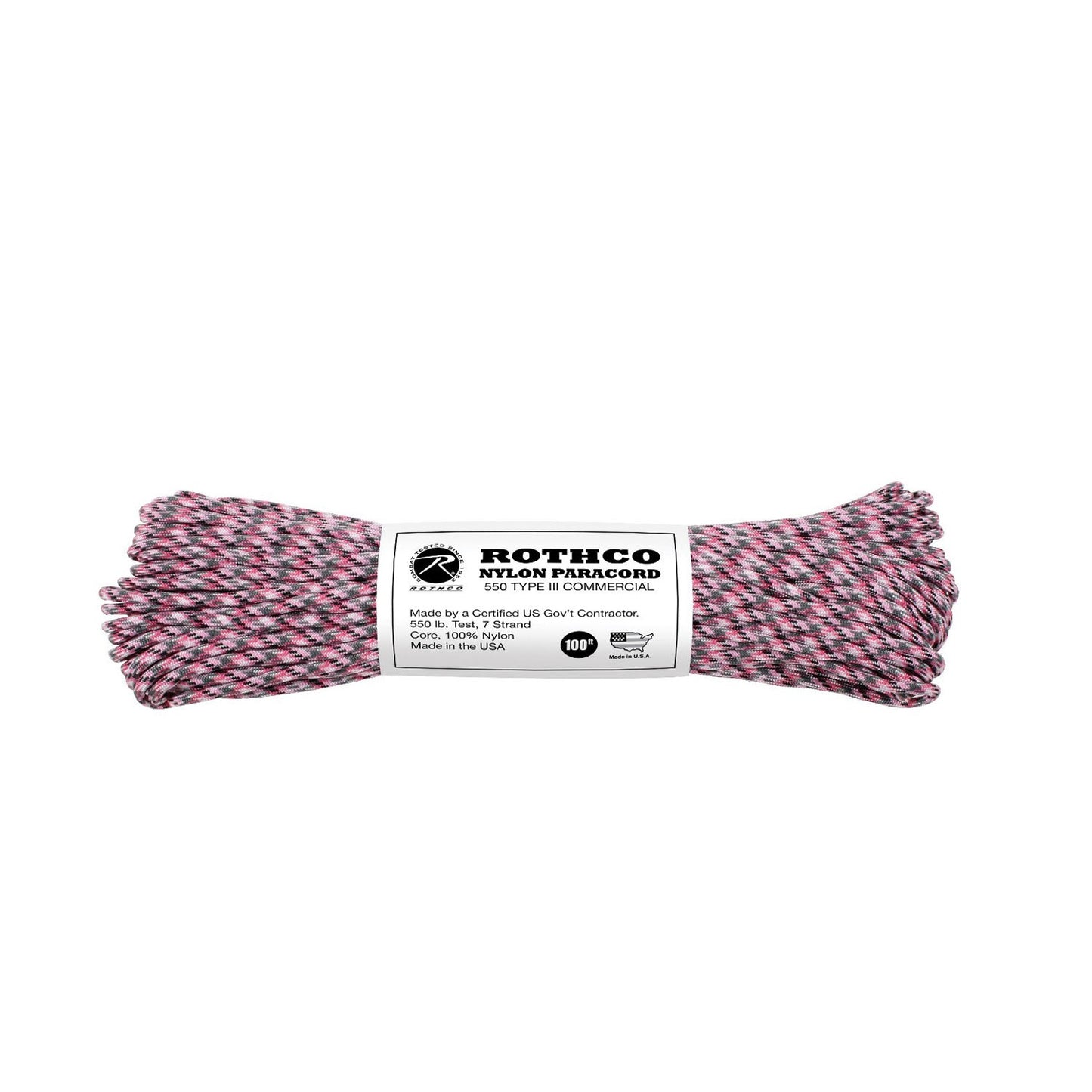 550lb Type III Nylon Camo Paracord