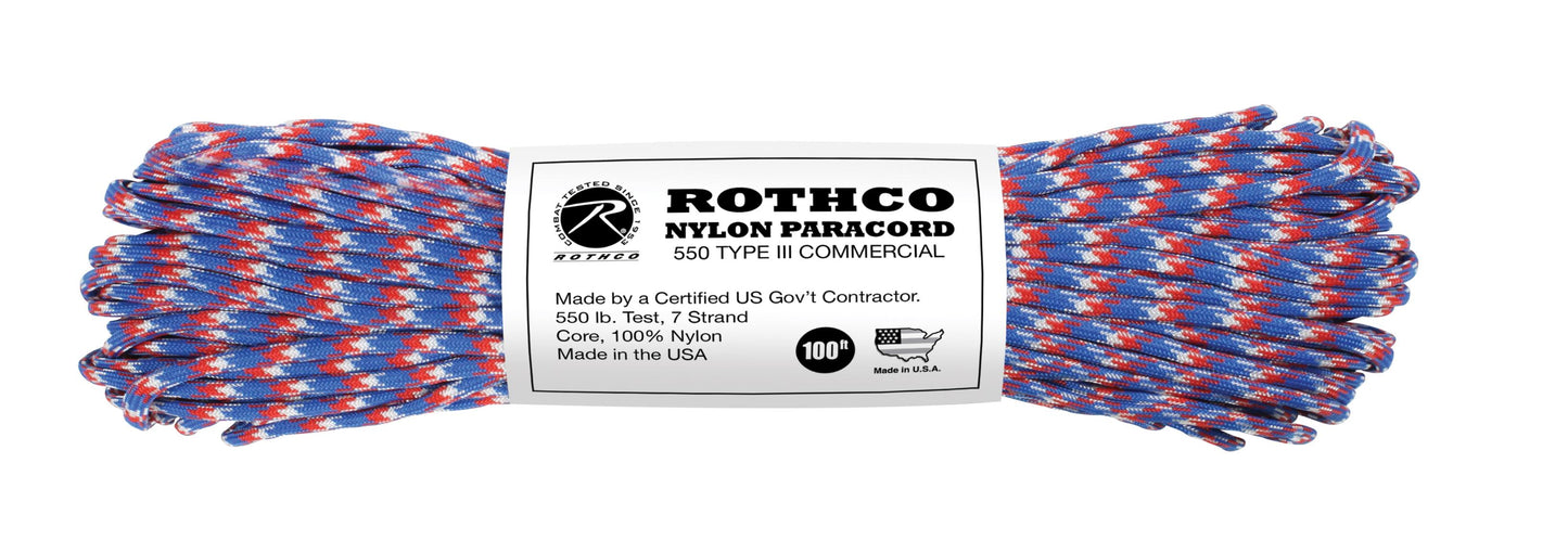 550lb Type III Nylon Camo Paracord