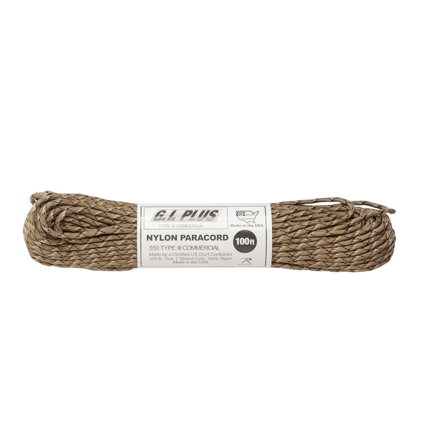 550lb Type III Nylon Camo Paracord