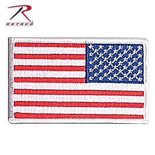 Rothco Iron On / Sew On Embroidered US Flag Patch - Tactical Choice Plus