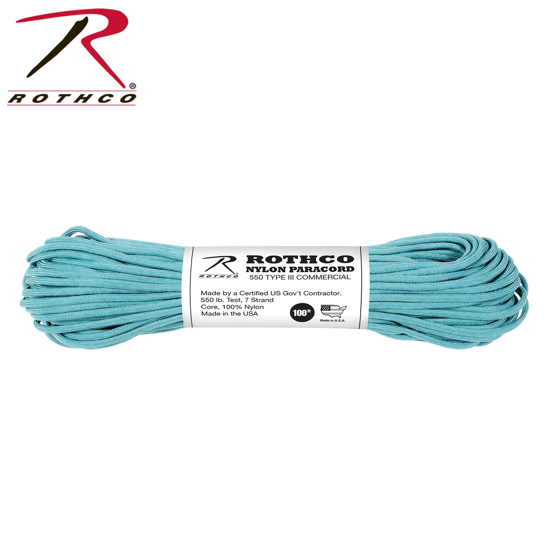 Rothco Nylon Paracord Type III 550 LB - Tactical Choice Plus