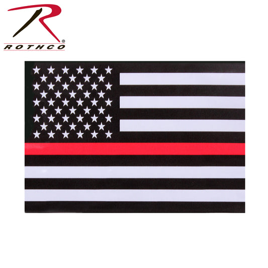 Rothco Thin Red Line Flag Decal - Tactical Choice Plus