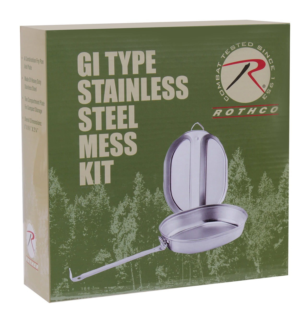 Rothco GI Type Stainless Steel Mess Kit - Tactical Choice Plus