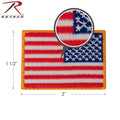 Rothco Mini US Flag Patch With Hook Back - Tactical Choice Plus