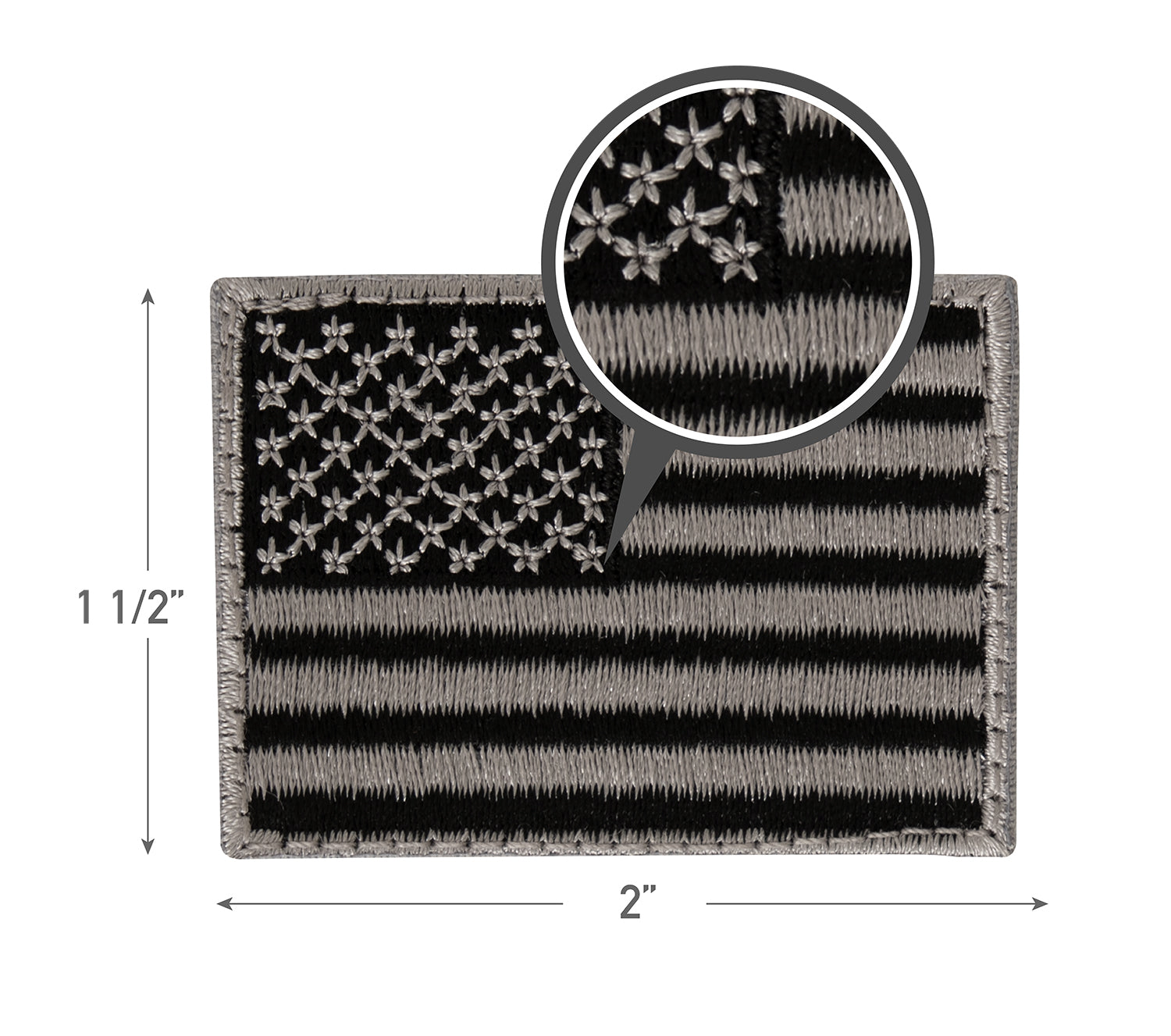 Rothco Mini US Flag Patch With Hook Back - Tactical Choice Plus